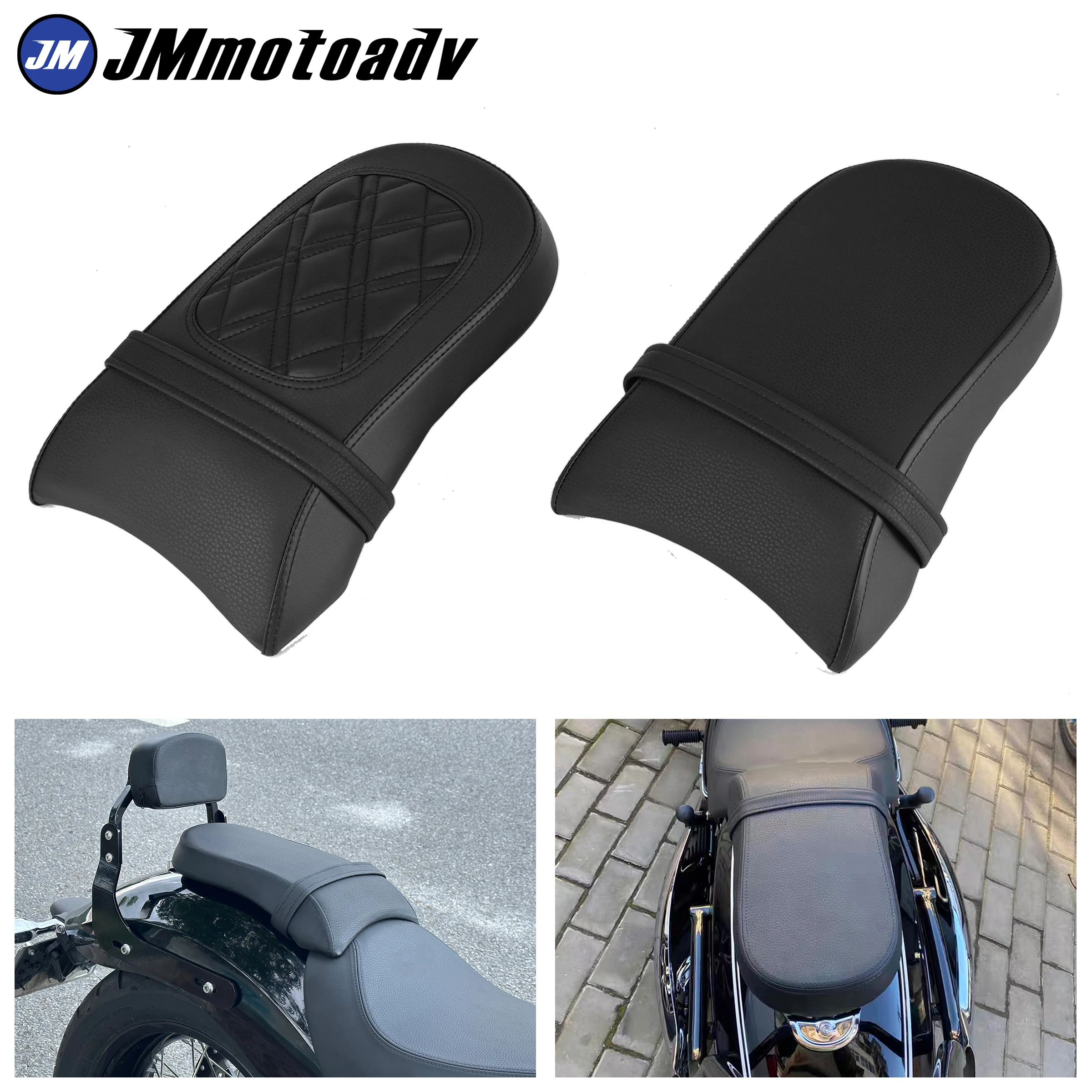 Motorcycle Passenger Backseat Rear Seat Cushion Pillow Pad Fit For BMW R18 / R18 Classic / R18 100 Years / R18 Roctane 2020-2025
