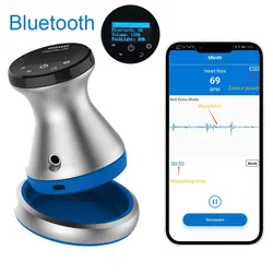 Chargeable Digital Stethoscope Bluetooth Wireless Stethoscope 100x Audio Amplification Respiratory Diseases Pneumonia Asthma