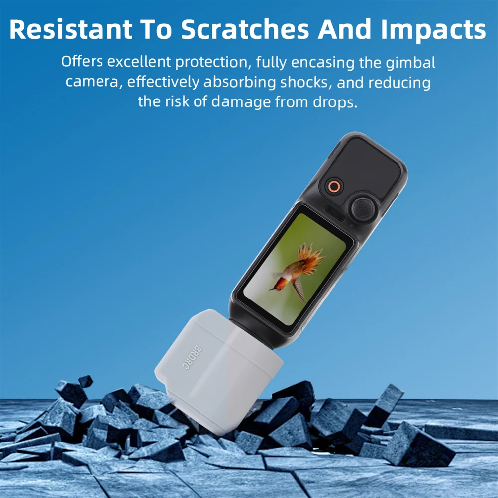 Camera Lens Protector Cap Cover, Screen Protective Silicone Case, Acessórios Anti-Scratch, Compatível para Pocket 3 Gimbal