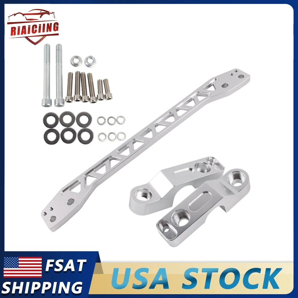 High Quality 1PCS Silver Rear Subframe Strut Brace for Honda Civic ES EP3 DX 01-05 Acura RSX 02-06