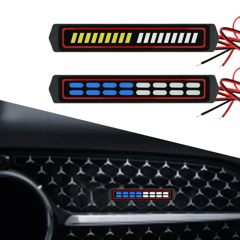 Picture 6: 1Pcs Car Styling Decorative Lights LED Front Hood Grille Emblem Decor Atmosphere Lamp For Toyota Corolla Camry  Rav4 Yaris CHR