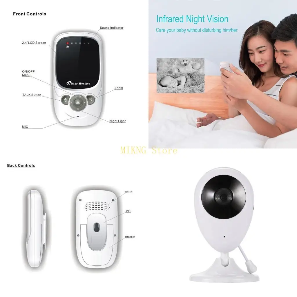 

Camera Detector Baby Monitor Long for Time Standby LCD Screen Wireless best sale