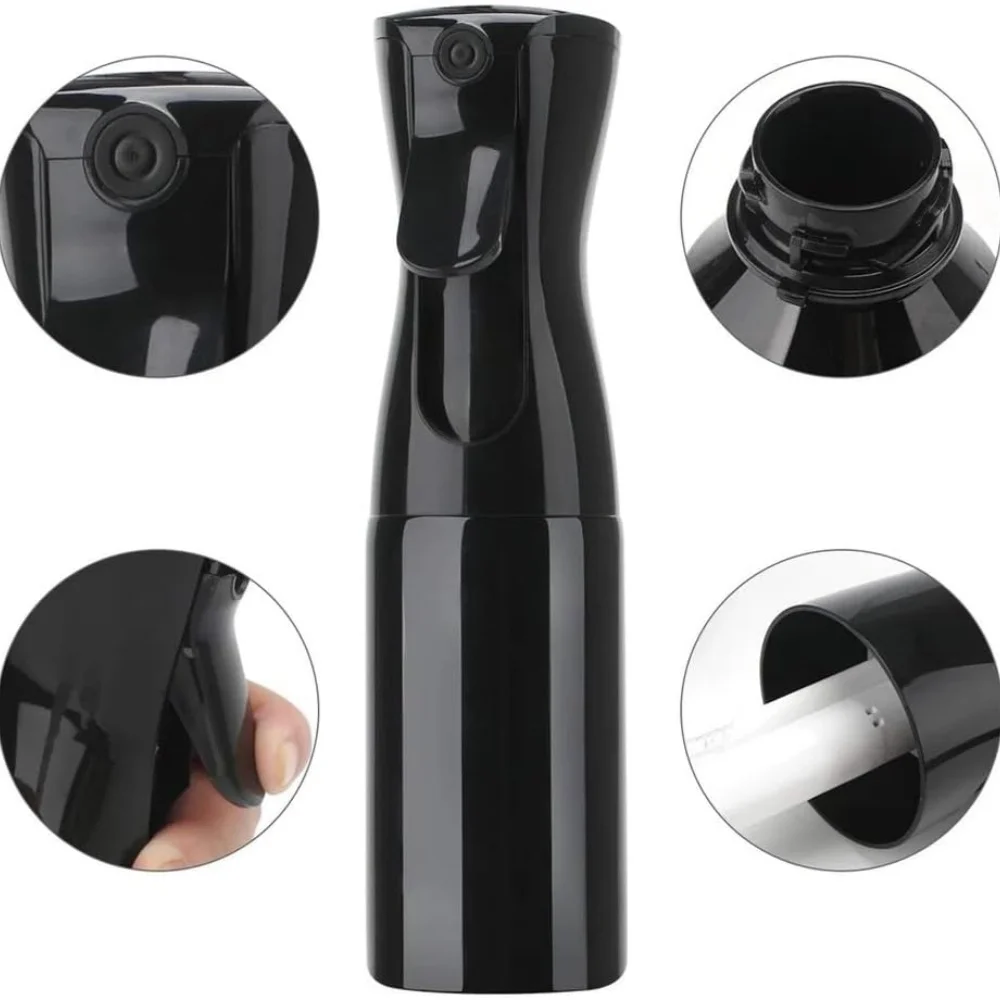 200ml Hair Continuous Spray Bottle Alcohol Bottle Makeup Spray Bottle Fine Mist Water Spray Bottle for Salons Barber Tools