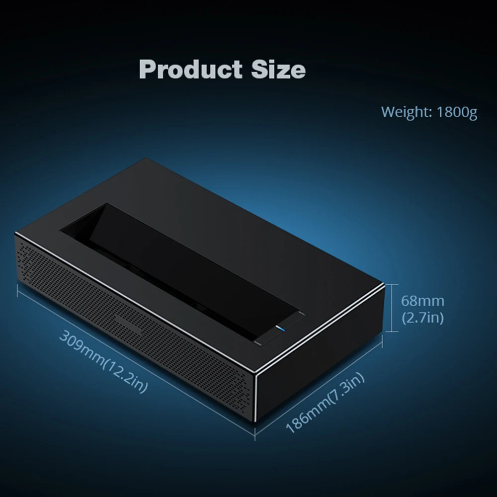 ZXY LONNST D068 MAX 4K Short Throw Laser UST Projector 650 ANSI