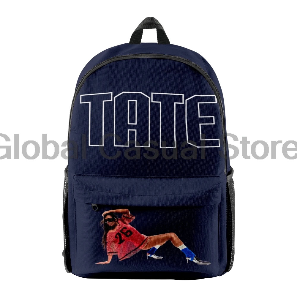 Tate McRae Merch Backpack 2024 Think Later Tour Women Men Rucksack Fashion Travel Bag Casual Daypack