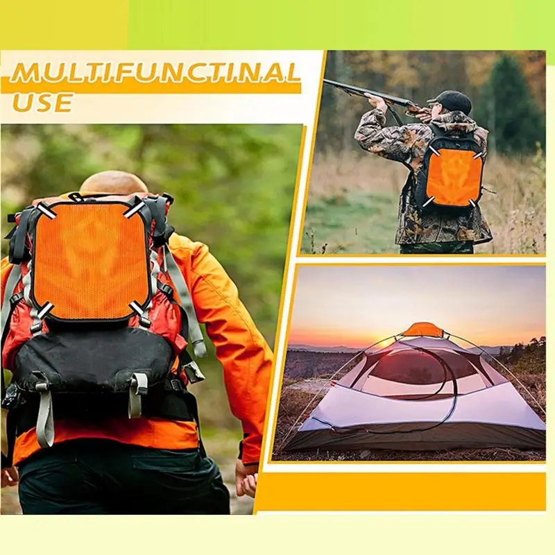 Blask pomarańczowy Panel myśliwski siatka wysoka widoczność Panel bezpieczeństwa oczka pomarańczowa polowania i zewnętrzny Panel bezpieczeństwa