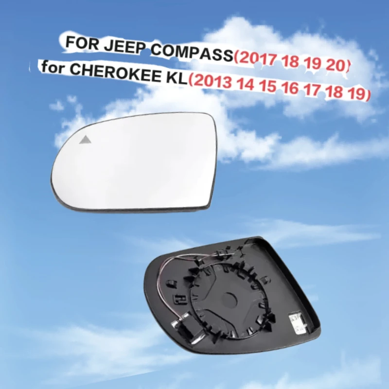 

Heated Blind Spot Mirror Glass Suitable for Jeep Compass 2017 18 19 20 Cherokee Kl 2013 14 15 16 16 17 18 19 Rearview