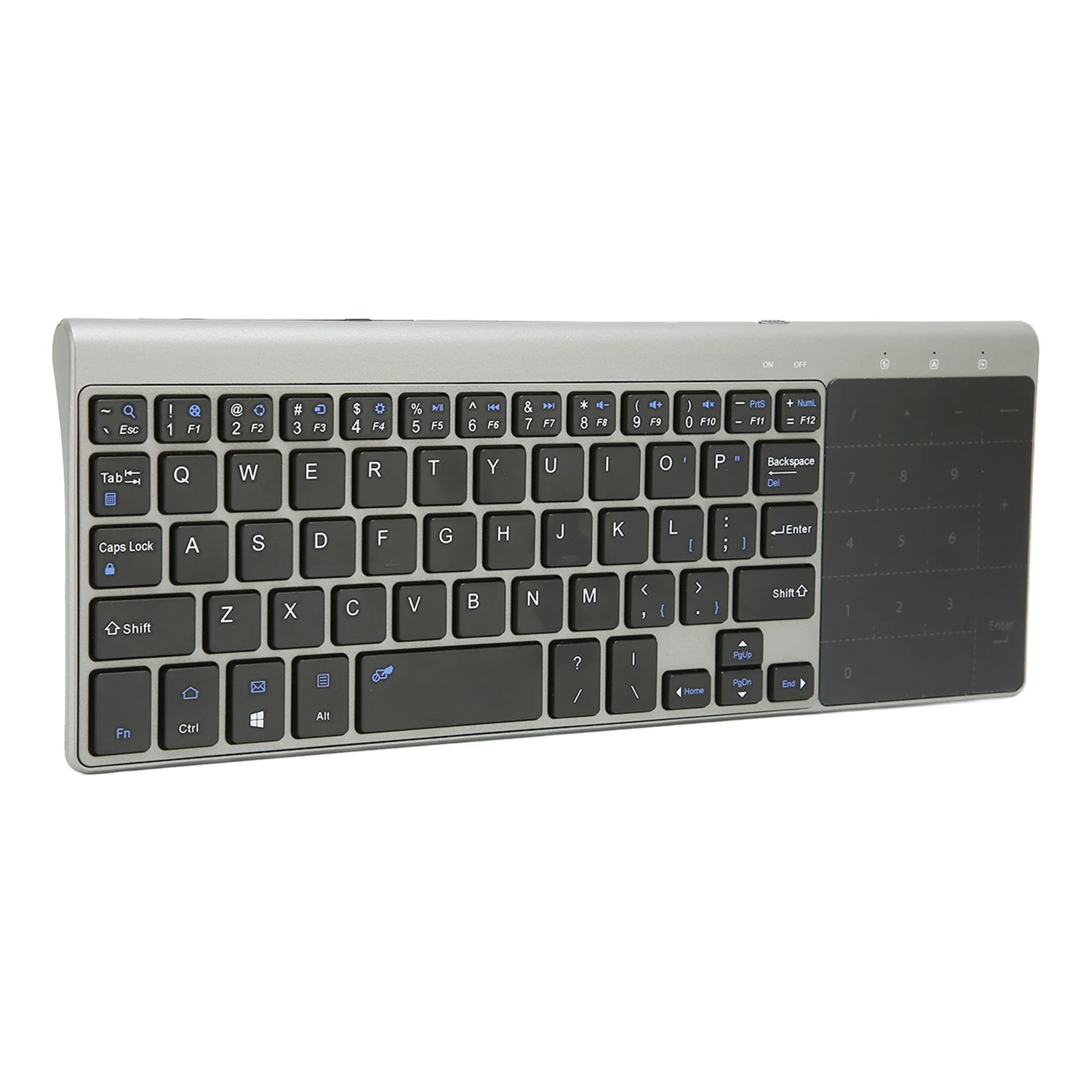 2.4G Wireless Keyboard Touchpad 2 in 1 Portable Wireless Keyboard with Sensitive Touchpad for IOS for Windows for Android