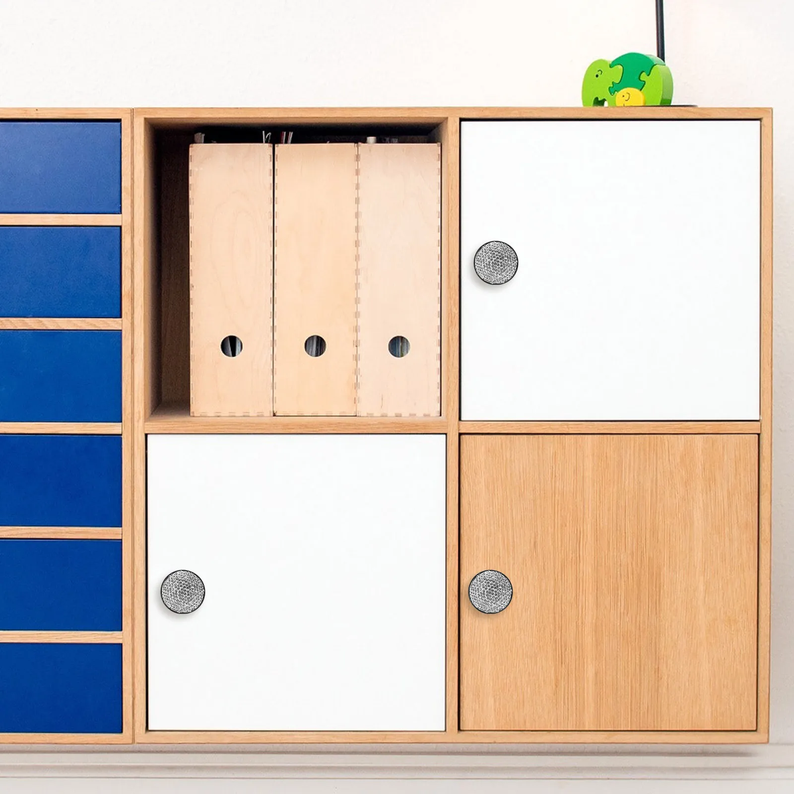 

4Pcs Shining Rhinestone Mushroom Drawer Knobs Durable Alloy Cabinet Pull Handle Creative Furniture Door Knob White