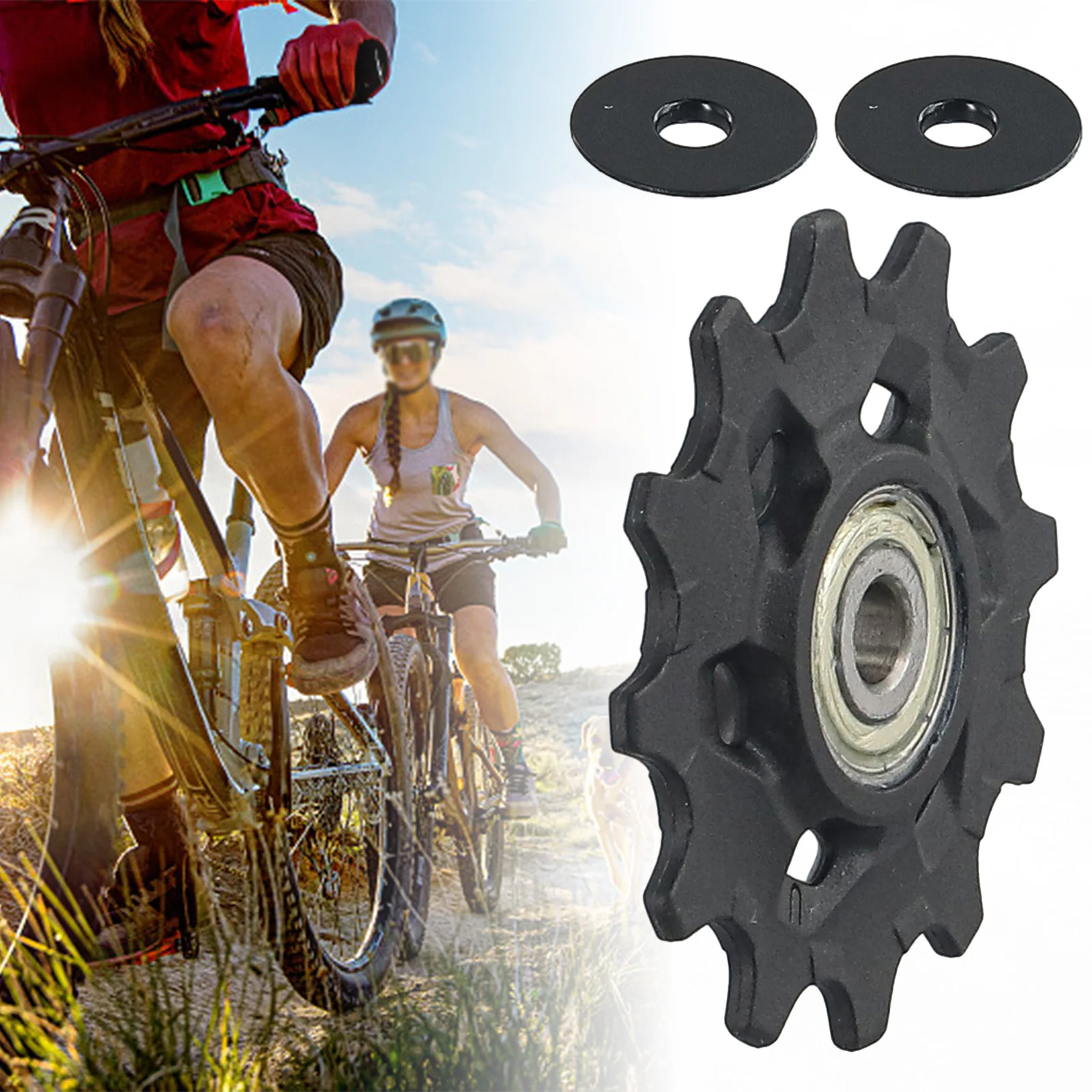 بكرة الدراجة الخلفية Derailleur Jockeywheel 12T 14T 12 سرعة دراجة Joc مفتاح الدراجة الجبلية Mtb عجلة بكرة إصلاح Derailleur الخلفي #3