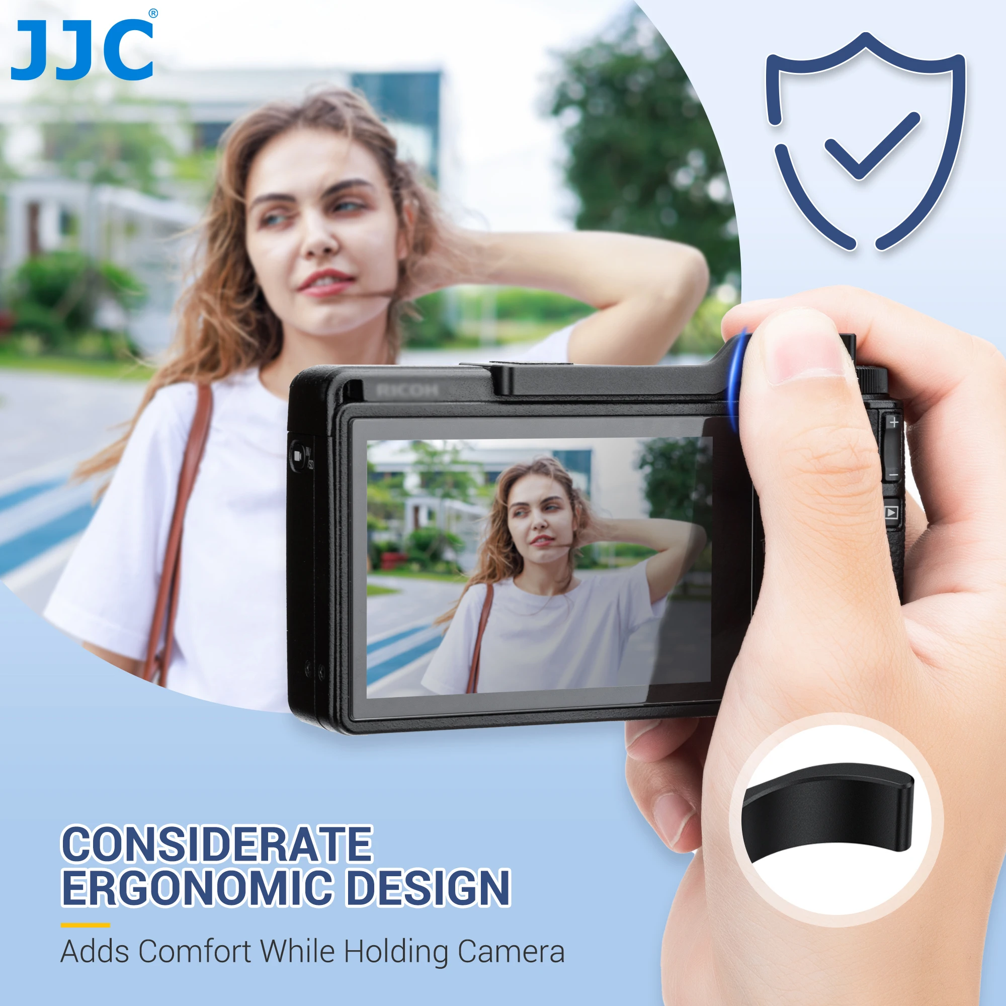 Tapa De Objetivo Automática JJC Para Ricoh GR IV – Protege Tu Cámara Del Polvo Y Arañazos Sin Quitarla Al Hacer Fotos