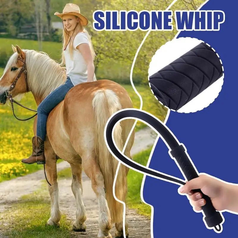61cm Equestrian Training Crop Riding Crops Silicone Riding Horse Whip Racing Whip Submissive Riding Horse Whipping Tools