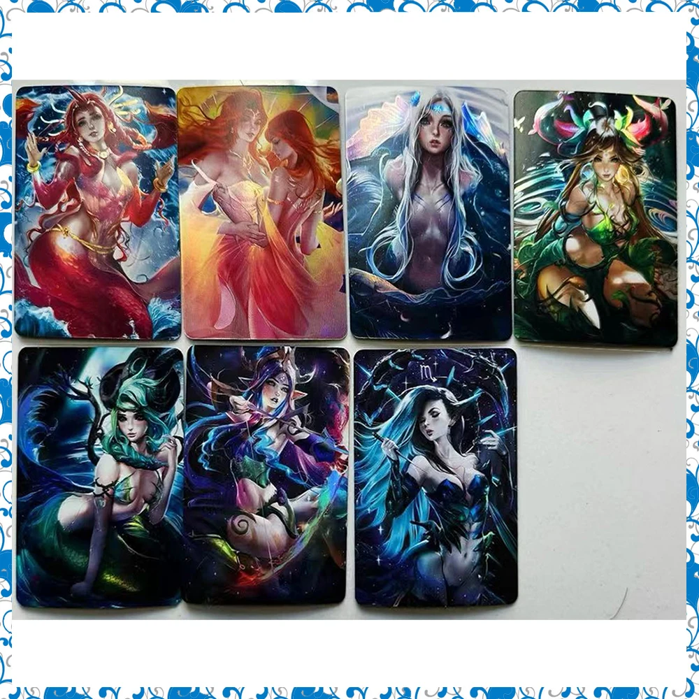 

55PC/Set Anime Goddess Story DIY ACG Tokisaki Kurumi Altria Pendragon Boy Games Collectible Card Collectible Card Birthday Gift