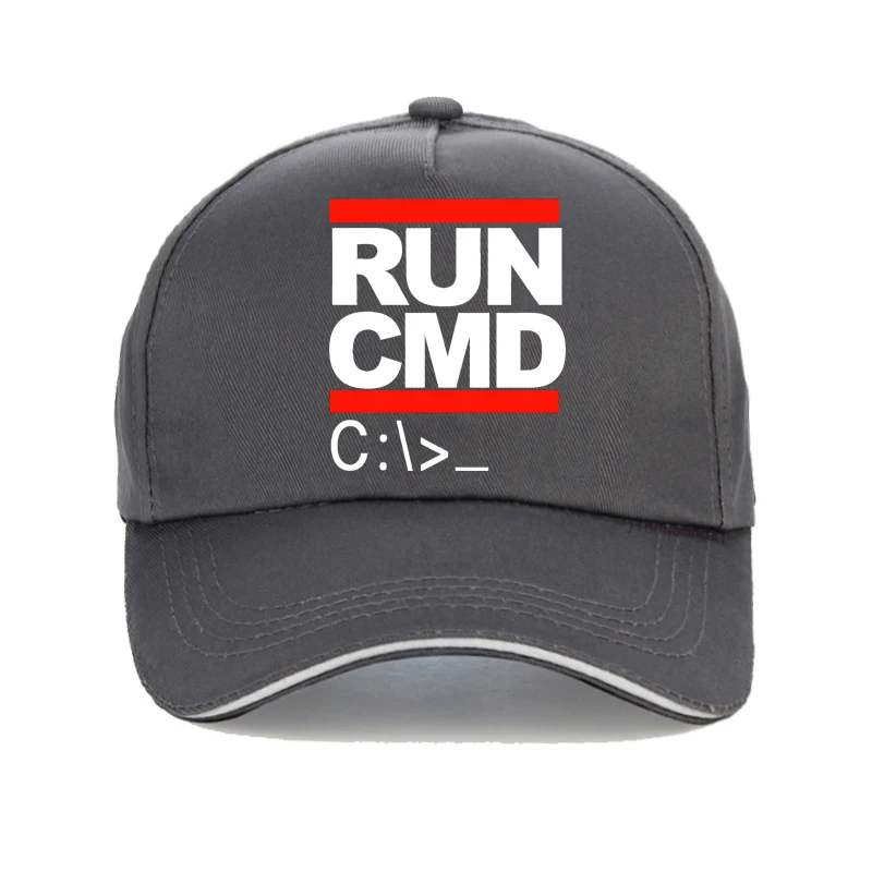 تشغيل Cmd الكمبيوتر مبرمج قبعة مضحك هدية عيد ميلاد للرجل صديقها الزوج الصيف قبعة بيسبول قابل للتعديل القبعات الرياضية في الهواء الطلق