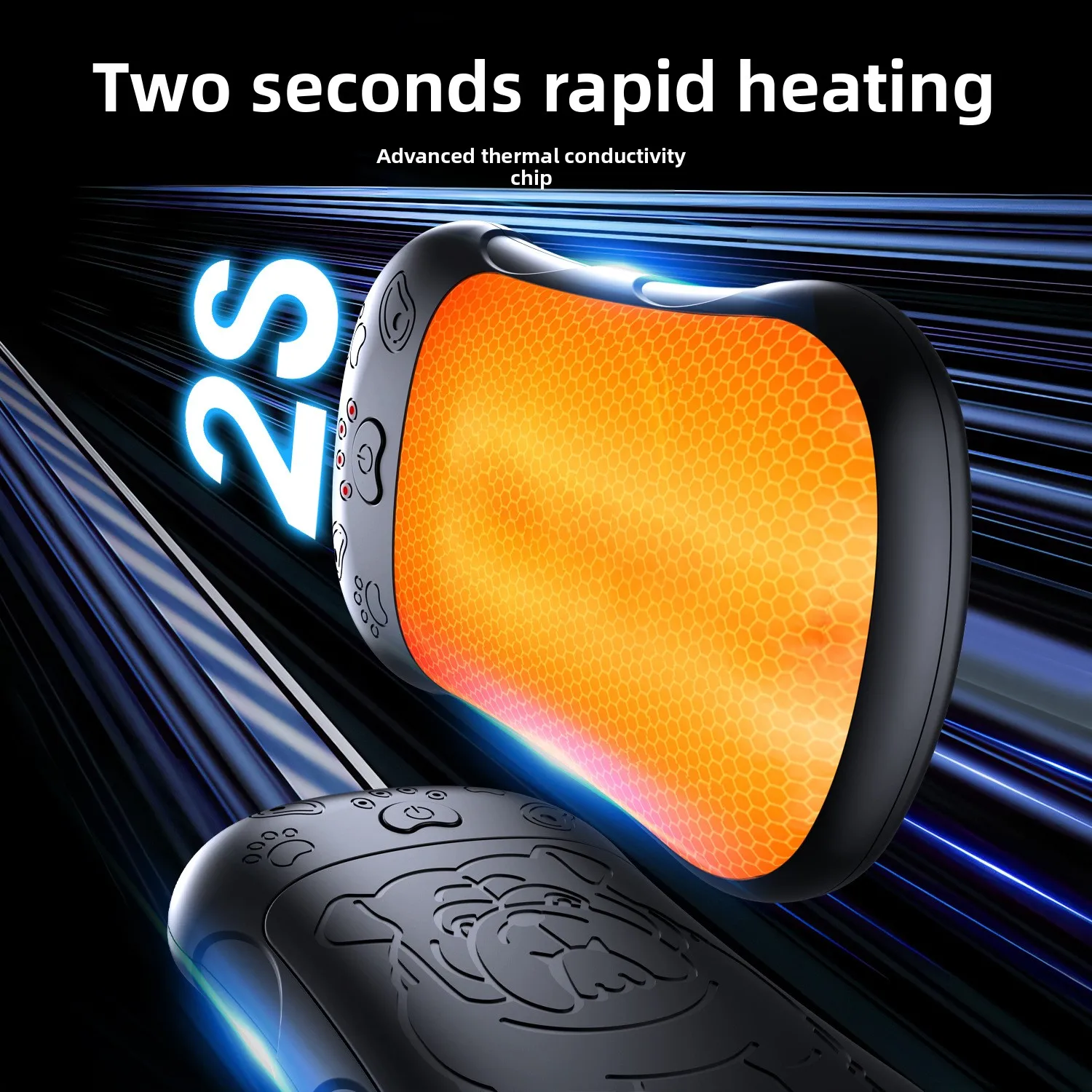 2025 جديد Hanfadou سبليت جهاز تدفئة محمول 2 في 1 جهاز تدفئة محمول كهربائي مغناطيسي #2