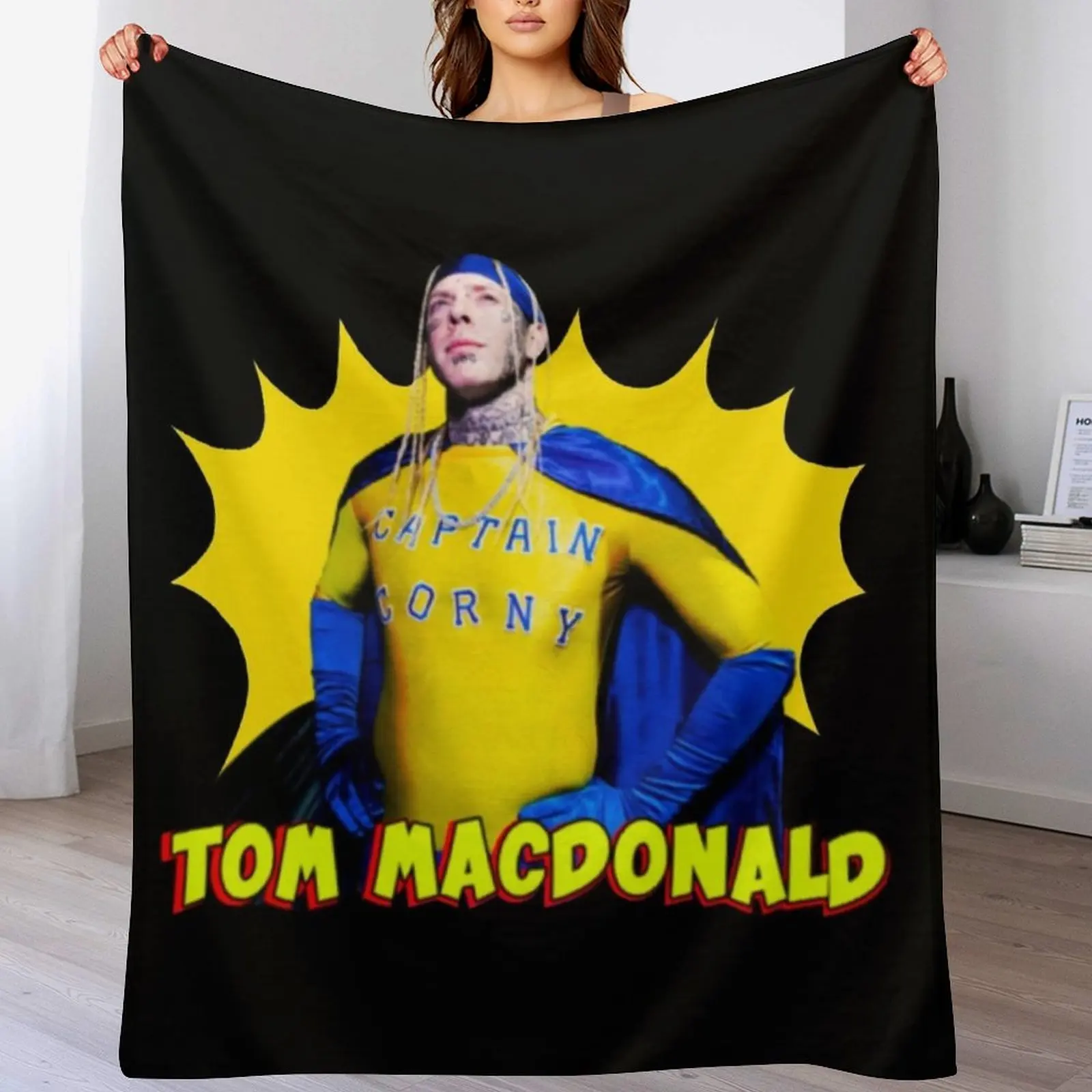 

Tom MacDonald Throw Blanket Spring Fall Cozy Throw Blanket for Couch