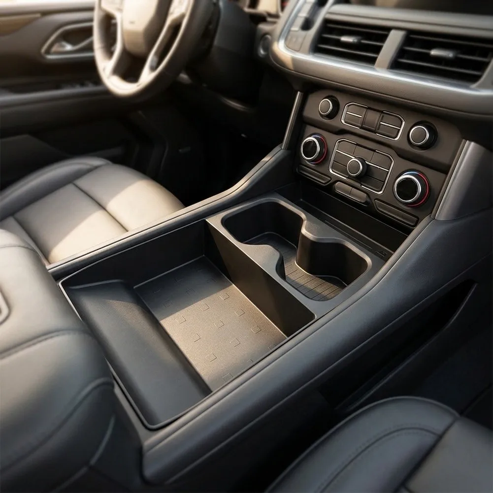 Car Storage Box Center Console Tray Space-saving Design Optimizes Interior Space Reduces Clutter Car Interior Organization
