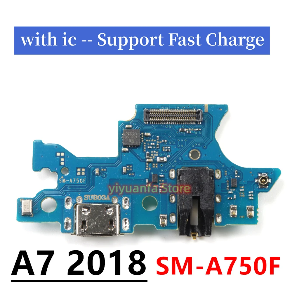 USB Charging Port Cable Connector Dock Flex Cable For Samsung A7 2018 A750F A90 5G A908B A908N Replacement Parts