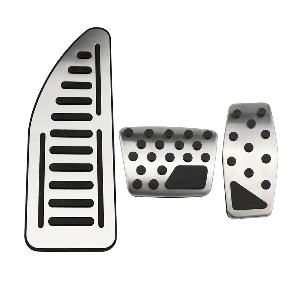Pedales de Acero Inoxidable para Jeep Compass 2018-2025 Renegade 2015-2025, Cubiertas de Pedales Deportivos de Metal para Automóvil