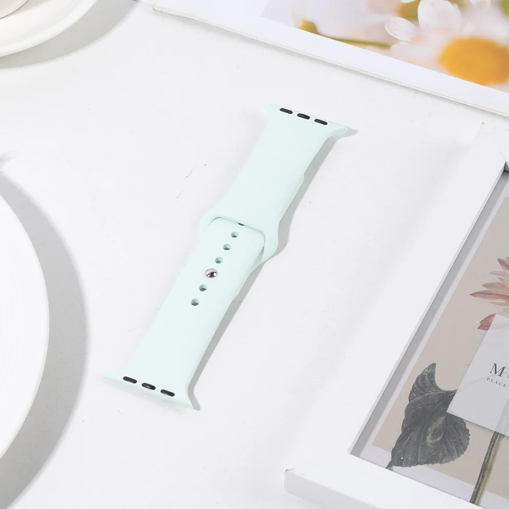 Silikonarmband für Apple Watch, 40 mm, 49 mm, 44 mm, 45 mm, 46 mm, 42 mm, 41 mm, Sportarmband, iWatch Series 12, 10, 9, 8, 7, SE, Ultra 4/3. – Detail 13