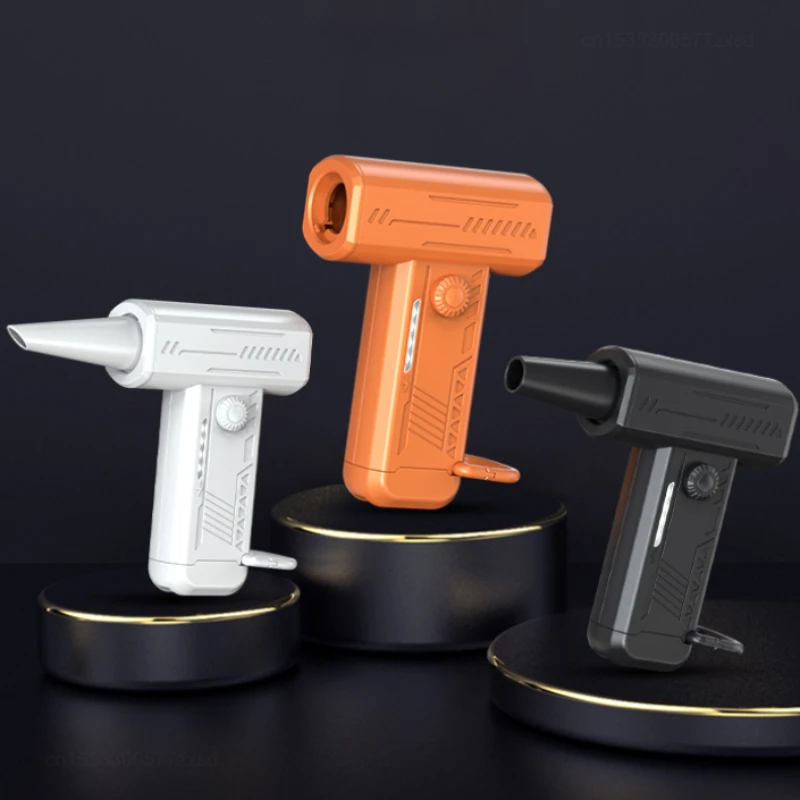 130000 Rpm mini turbo jet ventilador espanador de ar elétrico velocidade do vento ajustável turbo ventilador violento recarregável com luz limpeza do carro