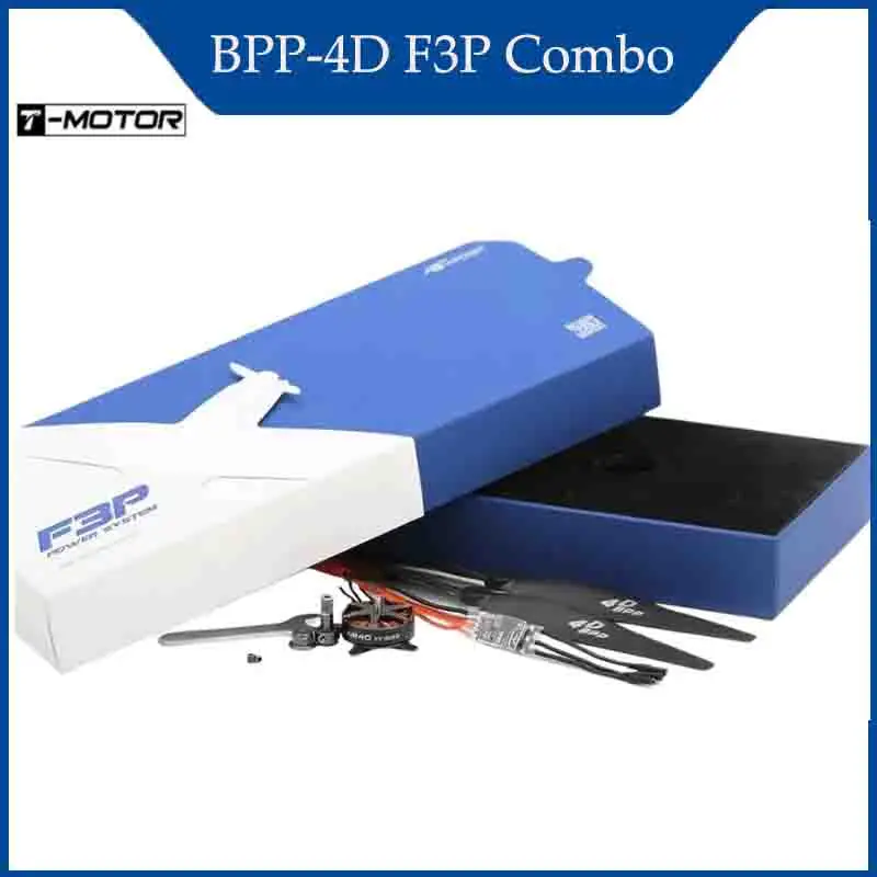 

Комплект T-Motor BPP-4D F3P: Бесколлекторный двигатель AM40 4D, регулятор скорости F3P 16A, пропеллер T8542 для дронов с фиксированным крылом, легкая силовая установка