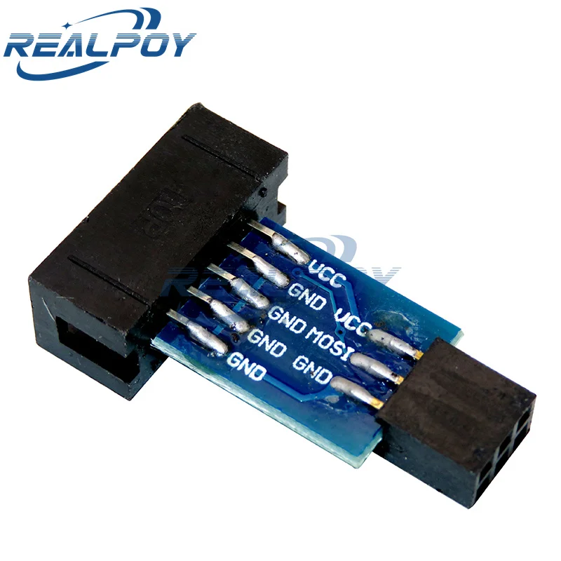 10-контактный в 6-контактный преобразователь в стандартный 10-контактный на 6-контактный адаптер для ATMEL STK500 AVRISP USBASP ISP преобразователь интерфейса AVR