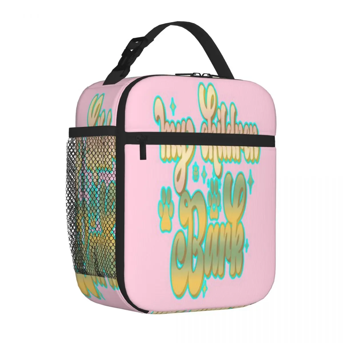 Hot Sale My Children Bark 2 Rainbow Print Lunch Carrier Newborn Food Storage Compact Lunch Bag