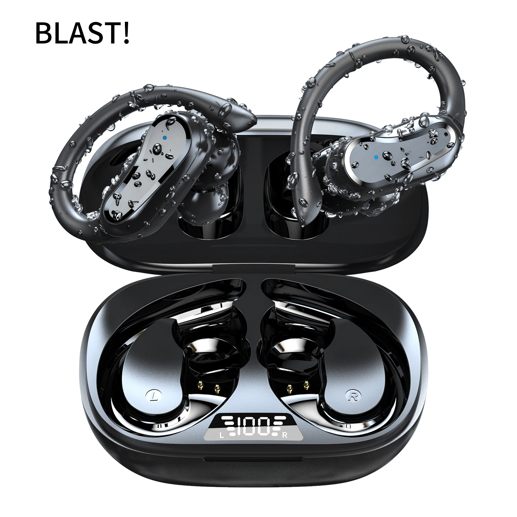 Original BLAST! i27 Bluetooth wireless sports earbuds True Wireless Stereo Earphones 500mAh TWS wireless headset IPX7 BLAST! i27