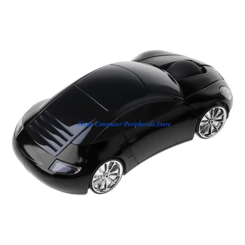 F68C 2.4G 1600DPI Mouse USB Receiver Wireless LED Light Car Optical Mice