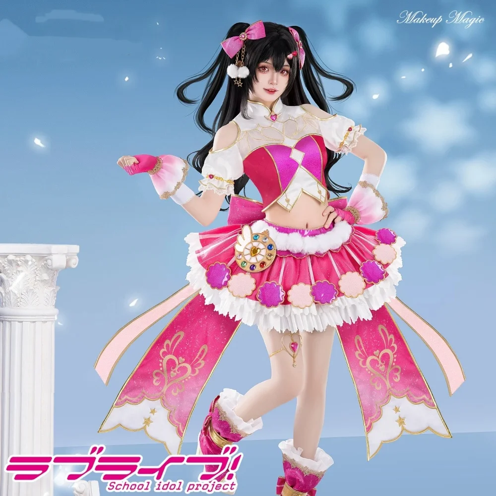 

COSMART Lovelive Nico Yazawa Косплей Костюм Cos Game Аниме Вечеринка Униформа Хэллоуин Играть Ролевая Одежда Одежда