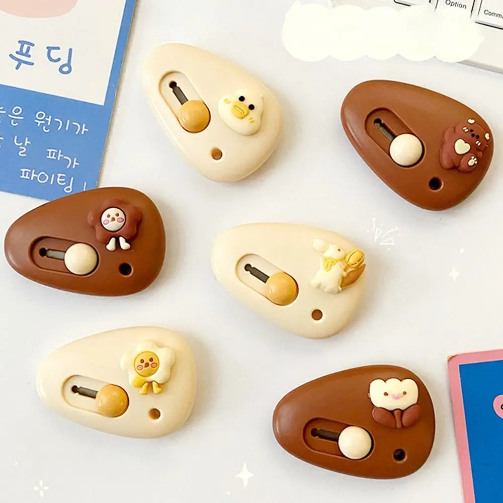 High-quality Retractable Paper Cutting Cutter Cartoon Mini Carton Opener Portable Letter Opener