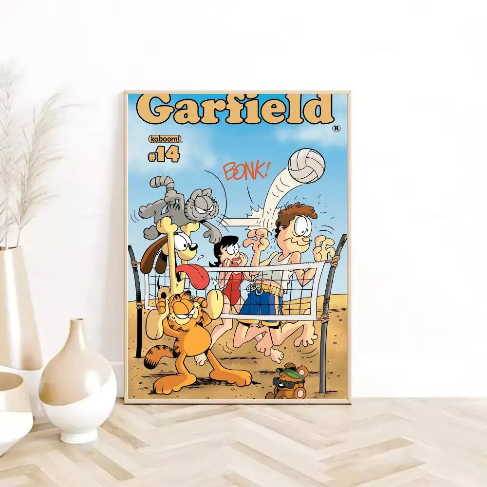 قطعة واحدة من ملصق G-Garfield عالي الدقة على الحائط المقاوم للماء وغرفة المعيشة المنزلية وغرفة النوم والديكور الجمالي #3