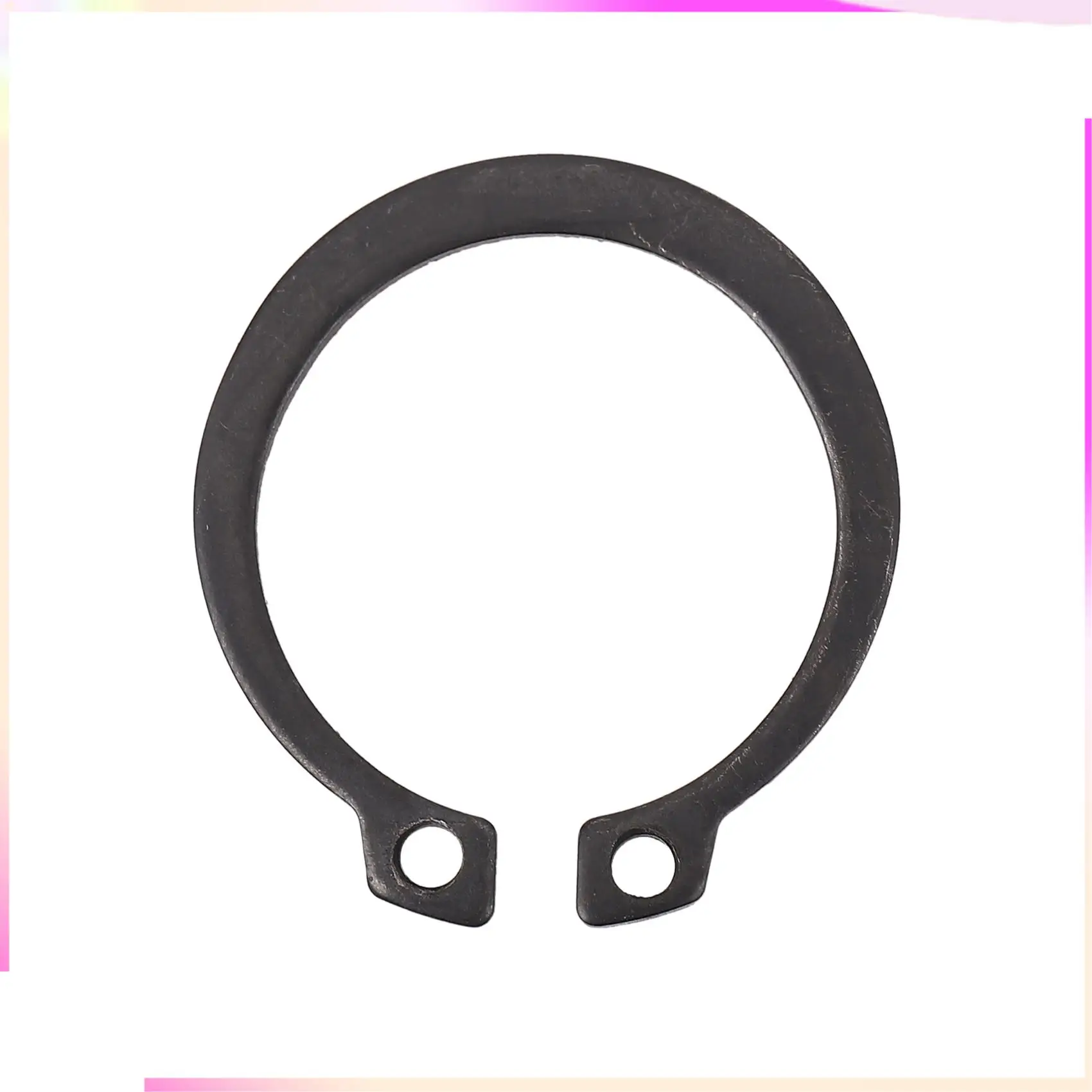 B26B 300 Piece C-Clips External Snap Ring Black Washer Hardware Cir Clip Retaining Ring Set For Industrial Fasteners 18 Sizes