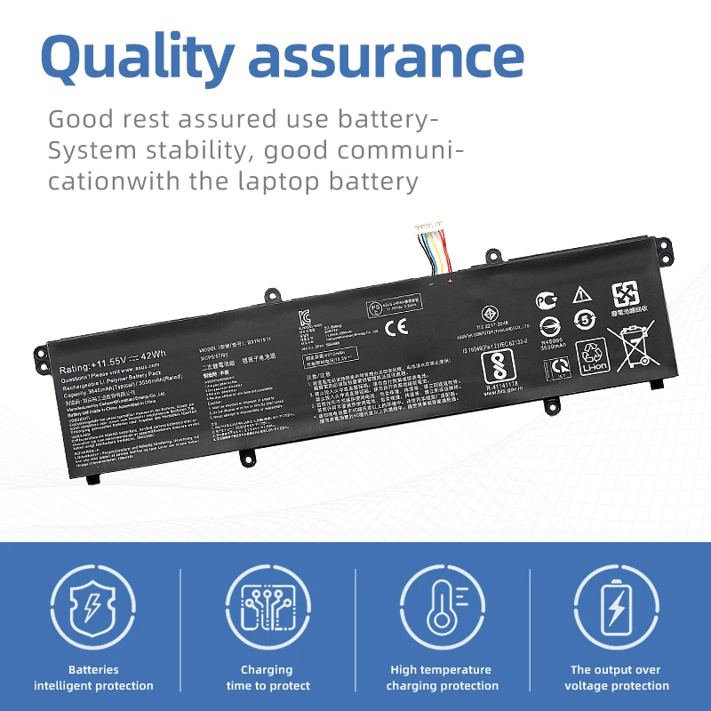 Imagem -02 - Suozhan-bateria para Asus Vivobook Flip 14 B31n1911 11.55v 42wh Tm420ia Tp470ea M413da M413da-ek162t M413da-ek007t X421da X421ea