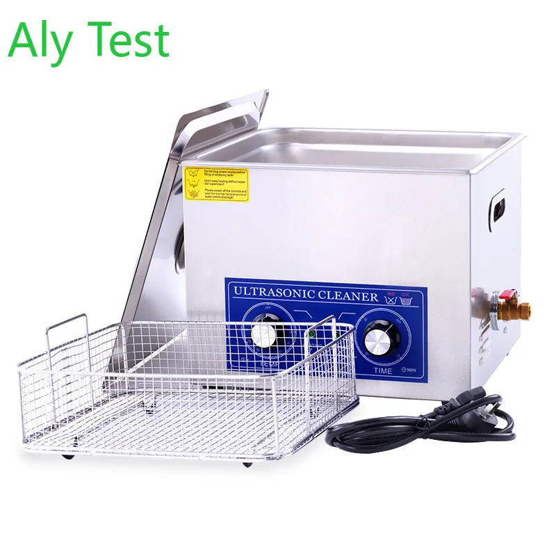 

ALY TEST 15L 360W PS-60 Diesel Common Rail Injector Plunger Nozzle Pump Parts Ultrasonic Cleaner with Heating Function