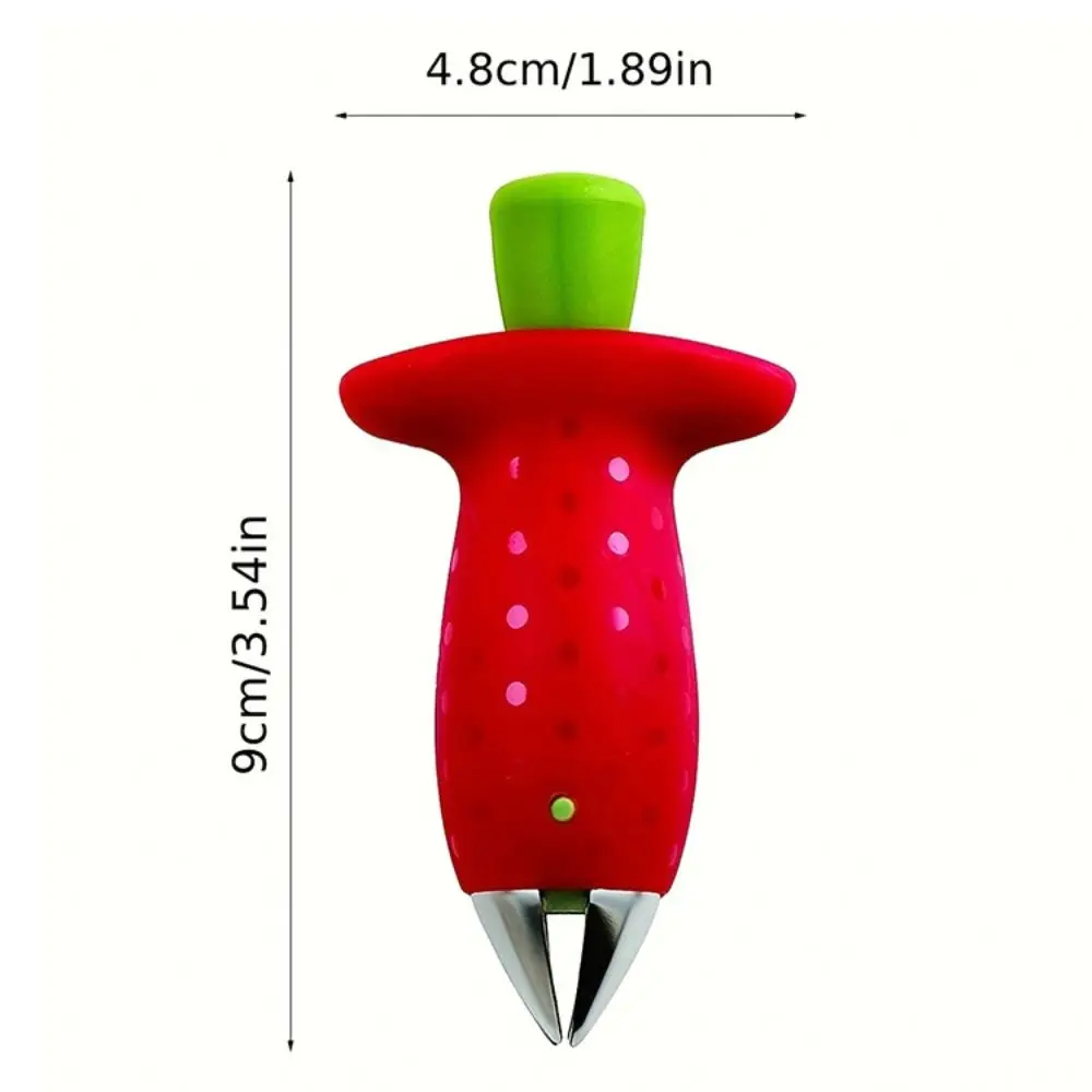 Stainless Steel Strawberry Huller Creative Design Pineapple Fruit Stem Remover Stalk Corers Stem Removal Device Kitchen Use view 5