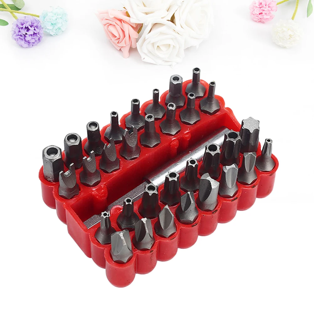 33 ชิ้นชุดซ็อกเก็ตรูปพิเศษไขควง Bits ความร้อน Assortment Bit ซ็อกเก็ตแรงบิดสูง Star Spline สําหรับรถยนต์
