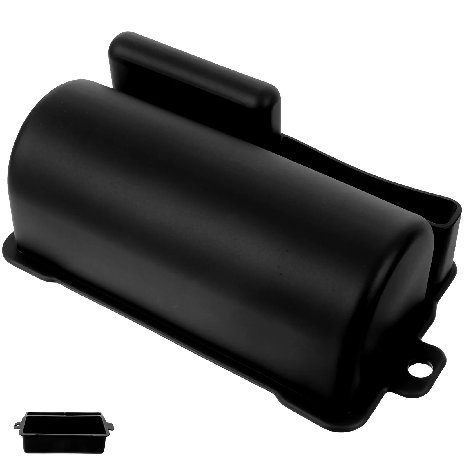 

Silicone Grease Cup Liners BBQ Grill Drip Pan Catcher Reusable Oil Junction Box Black Camping Cookware Kitchen Bar Supplies