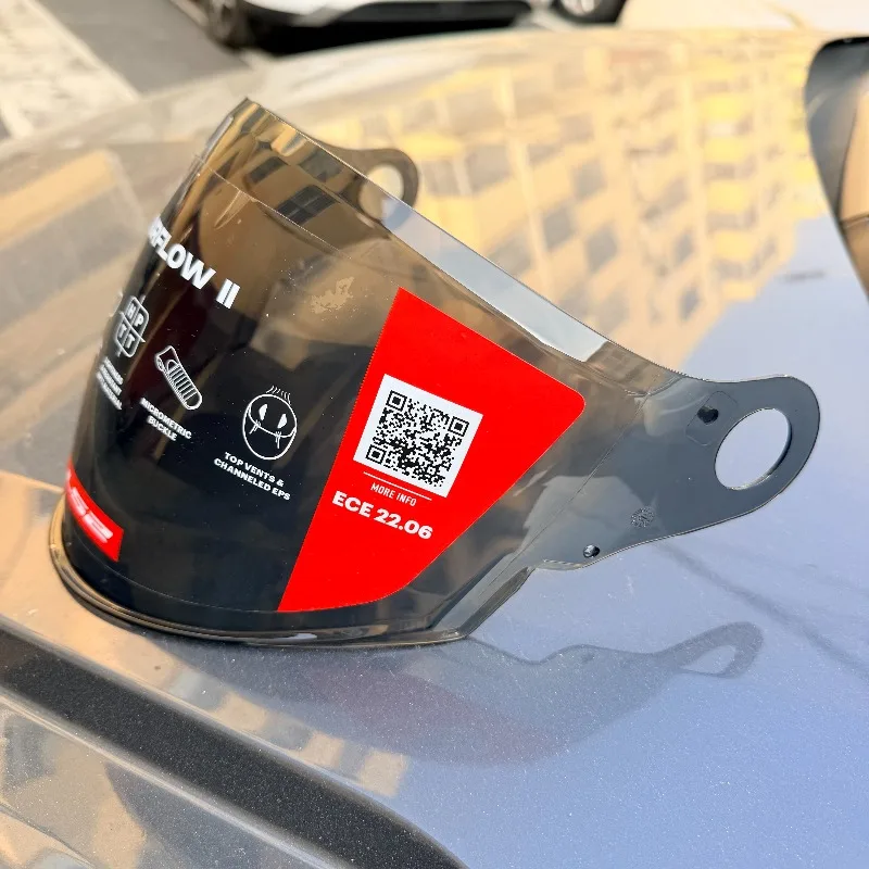 Moto Replacement Lens LS2 Helmet Shield for OF616 AIRFLOW II Half Face Motorcycles Helmet Visor Windshield Anti-UV Capacete Moto