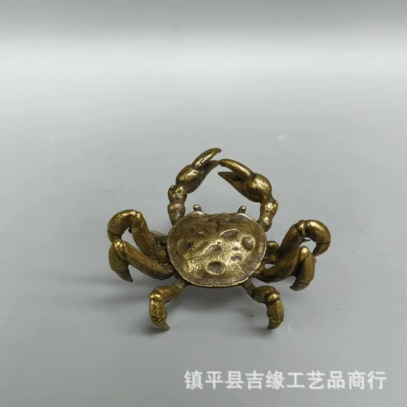 Crab antique , craft items, cup lid mats, collectibles, small trinkets, hand-held ornaments, desktop decorations, te