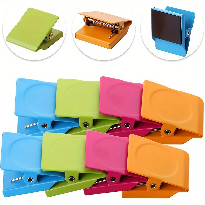 High-performance Magnetic Clamps, Stainless Steel, Versatile, Space-saving, Easy To Use, Safe Hold, for Office