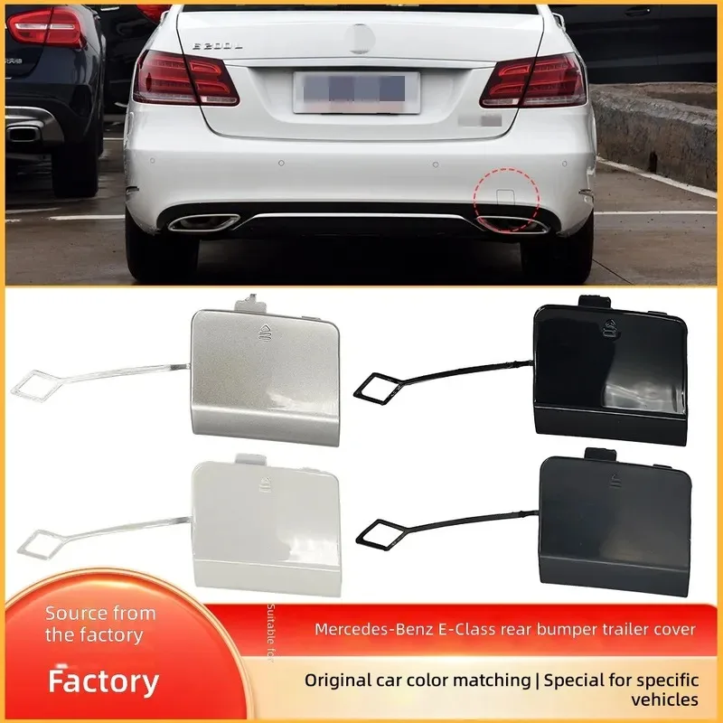for Mercedes Benz E Class W212 2014 2015 Rear Bumper Tow Hook Cover Trim 2128850726 Trailer Hitch Cap