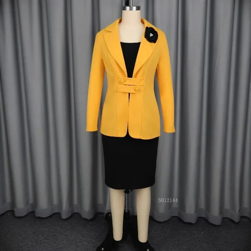 

2Piece Dashiki African Women's Clothing Set Long Sleeve V-neck Top with Long Pants Autumn Fashion S-2XL Size Range African Print