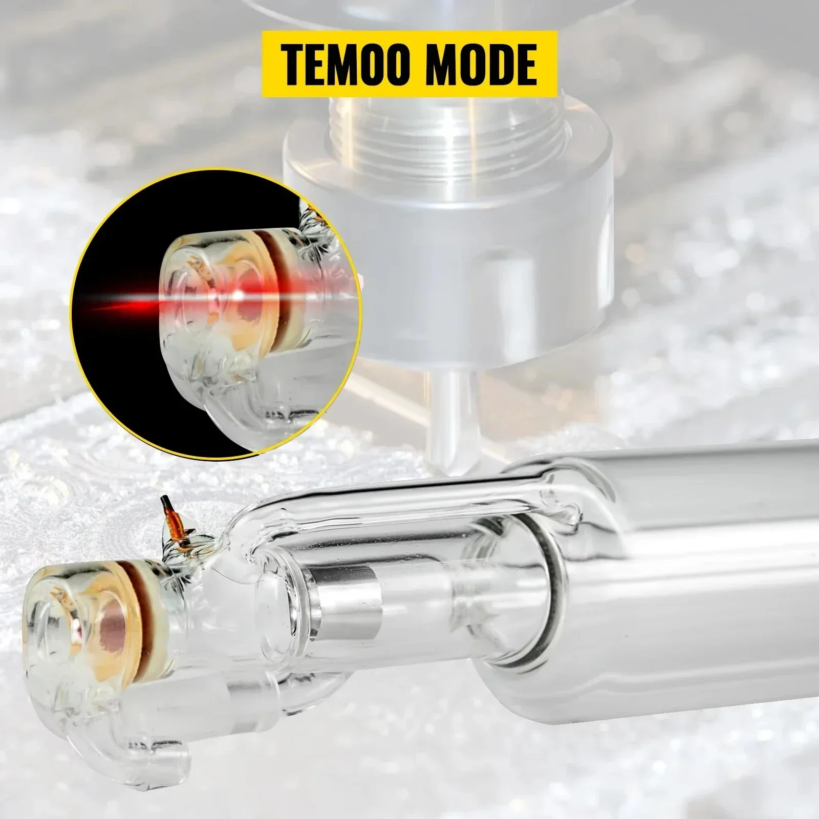 VEVOR 레이저 튜브 40W 50W 60W 80W 100W 130W 150W 700mm~1830mm 길이 유리 80mm 직경 긴 수명 레이저 기계용