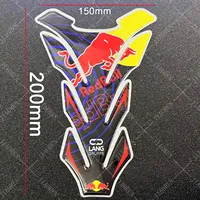 3D Red Bull Tank Sticker Logo Decal for Yamaha Ktm Suzuki Honda Kawasaki