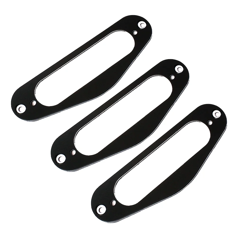 3 Pcs Guitar Pickup Customization Repair Single Coil Ring Frame Electric Humbucker