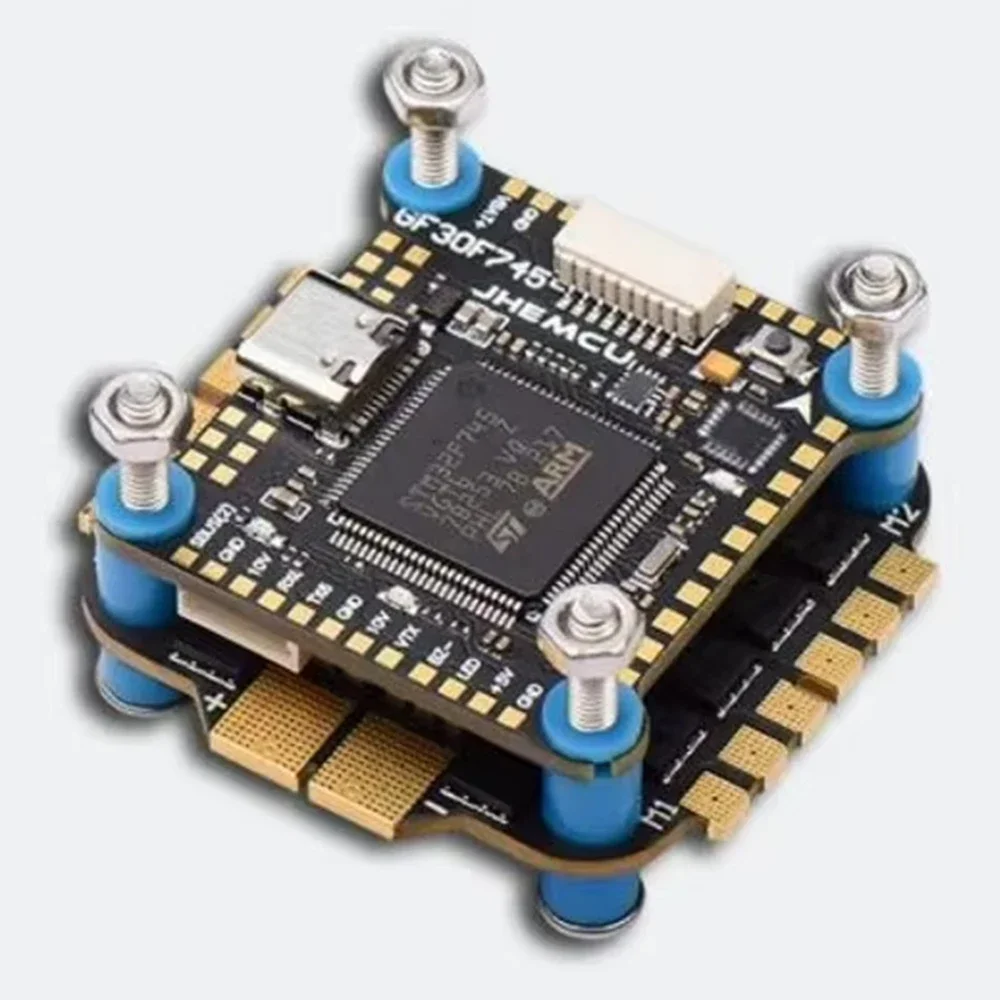 VivaSJHEMCU GF30F745-ICM FC And AM32 60A ESC/stack BL32 Bit Model Aircraft FPV Built In OSD Module