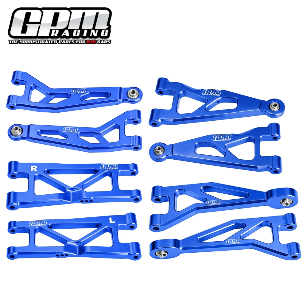 GPM Metal Front Rear Suspension Arm Set ARA-2674 ARA-2675 for ARRMA 1/16 MINI KRATON 3S ARA2508S ARA2508 RC Car Upgrades Parts