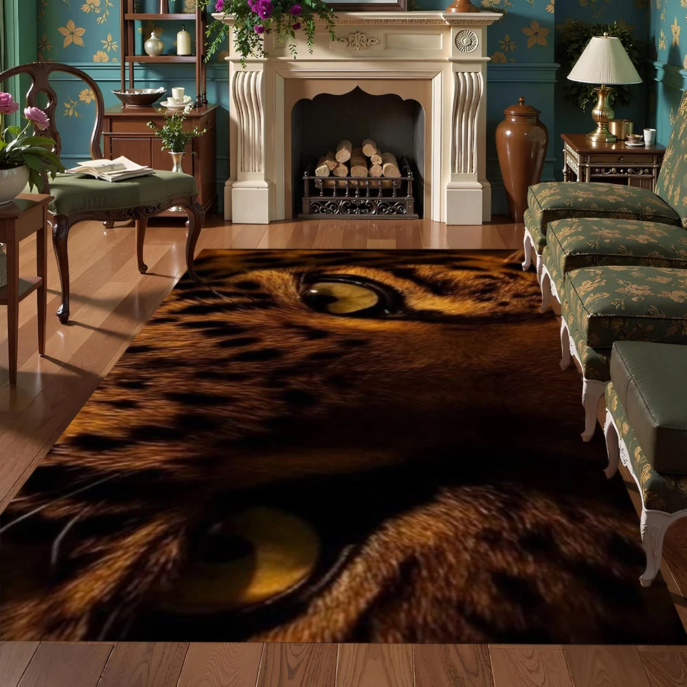 Commercial Kitchen Non Slip Flooring - Karpet Grafis Motif Mata Macan Tutul